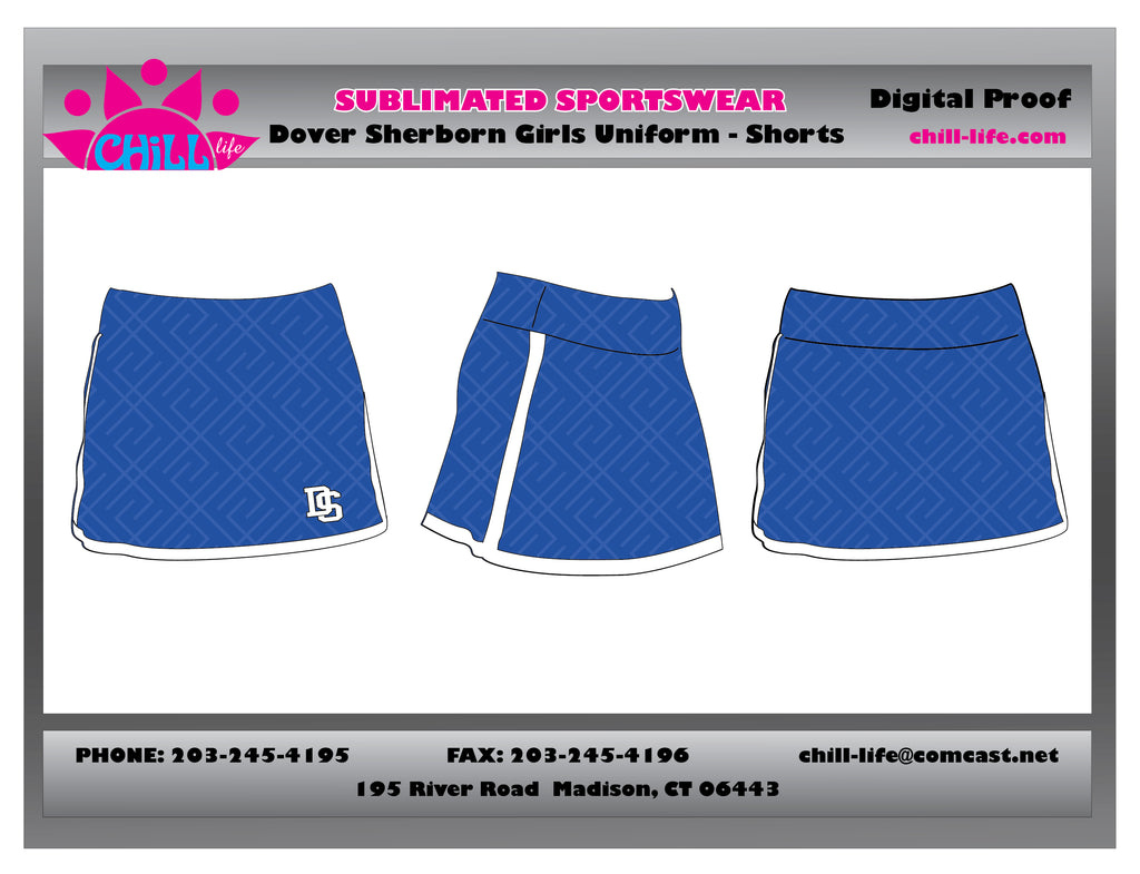 Dover Sherborn Youth Lacrosse & Field Hockey Skirt