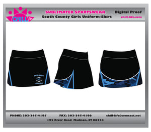 South County Lacrosse Girls Game Skirt