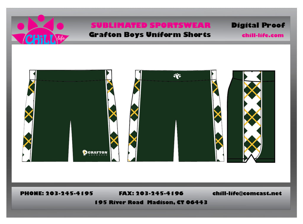 Grafton Lacrosse Boys Uniform Short-BUNDLED SET