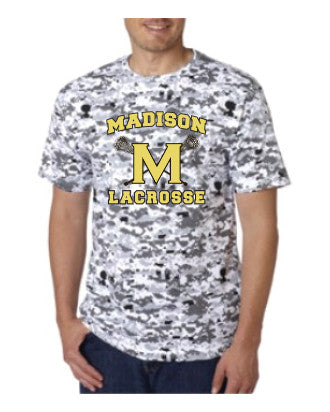 Madison Digi Camo Boys/Mens Sublimated Short Sleeve Shooter Shirt