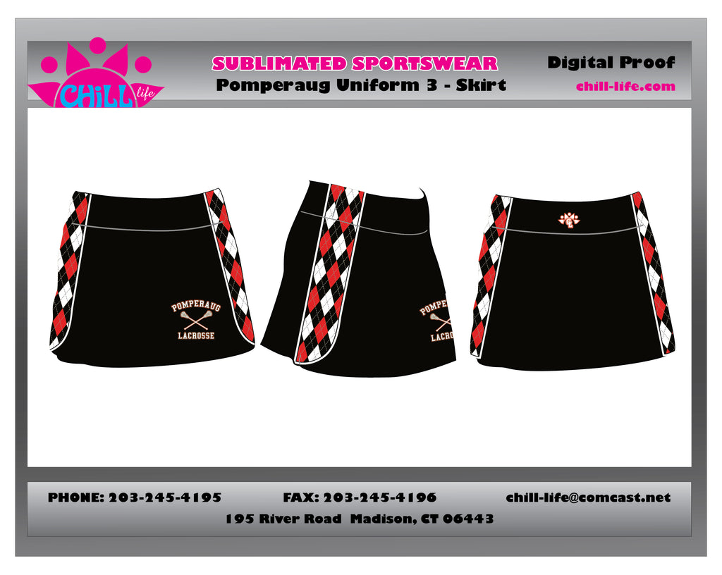 Pomperaug Girls Uniform Skirt