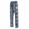 Tennis Pajamas/Lounge pants with dog and racquet -RED MADRAS-BLUE MADRAS -EST DATE