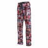 Tennis Pajamas/Lounge pants with dog and racquet -RED MADRAS-BLUE MADRAS -EST DATE