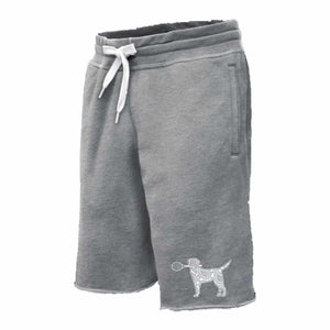 TENNIS SWEAT SHORT WITH DOG WITH RACQUET