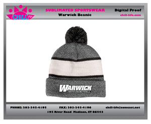 Warwick Youth Basketball Knit Beanie Hat