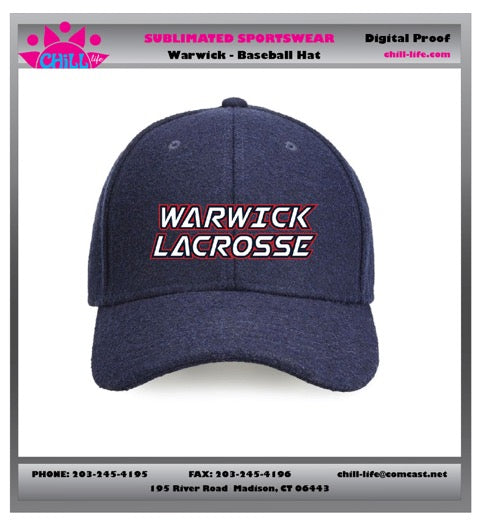 Warwick Lacrosse Baseball Cap
