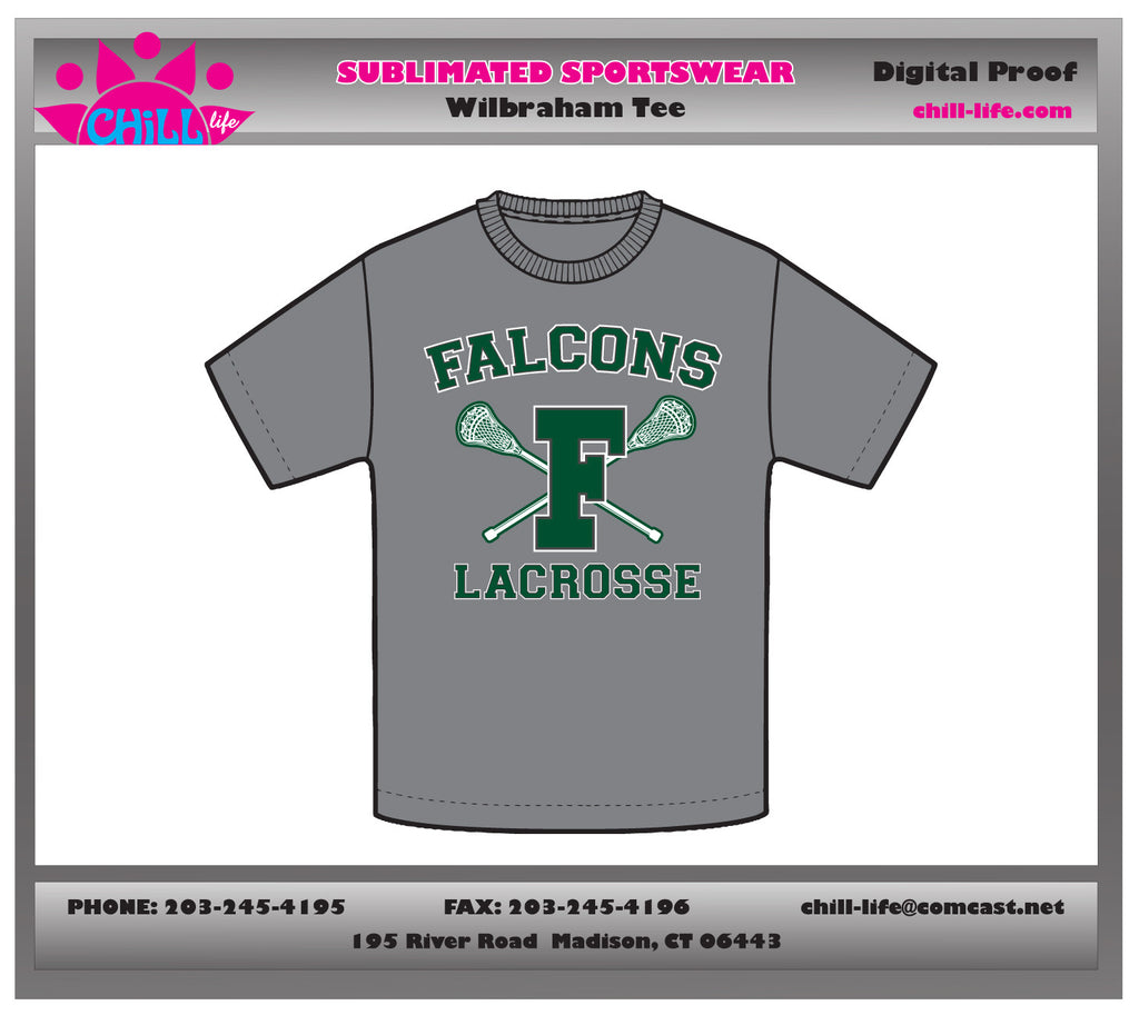 Falcons Basic Athletic Gray Cotton Tee