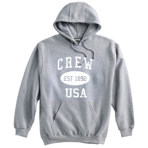 Crew Sweatshirt-Vintage Distressed Established Date USA