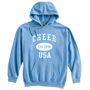 Cheer Sweatshirt-Vintage Distressed Established Date USA