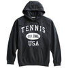 Tennis Sweatshirt-Vintage Distressed Established Date USA